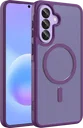 Buddi Frost Samsung Galaxy A57 Hoesje MagSafe Back Cover Matte Paars