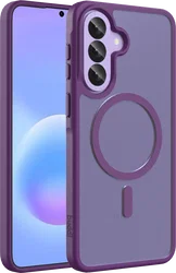 Buddi Frost Samsung Galaxy A57 Hoesje MagSafe Back Cover Matte Paars afbeelding