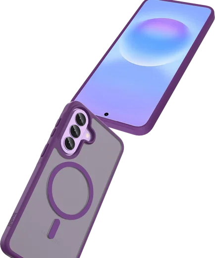 Buddi Frost Samsung Galaxy A57 Hoesje MagSafe Back Cover Matte Paars afbeelding 7