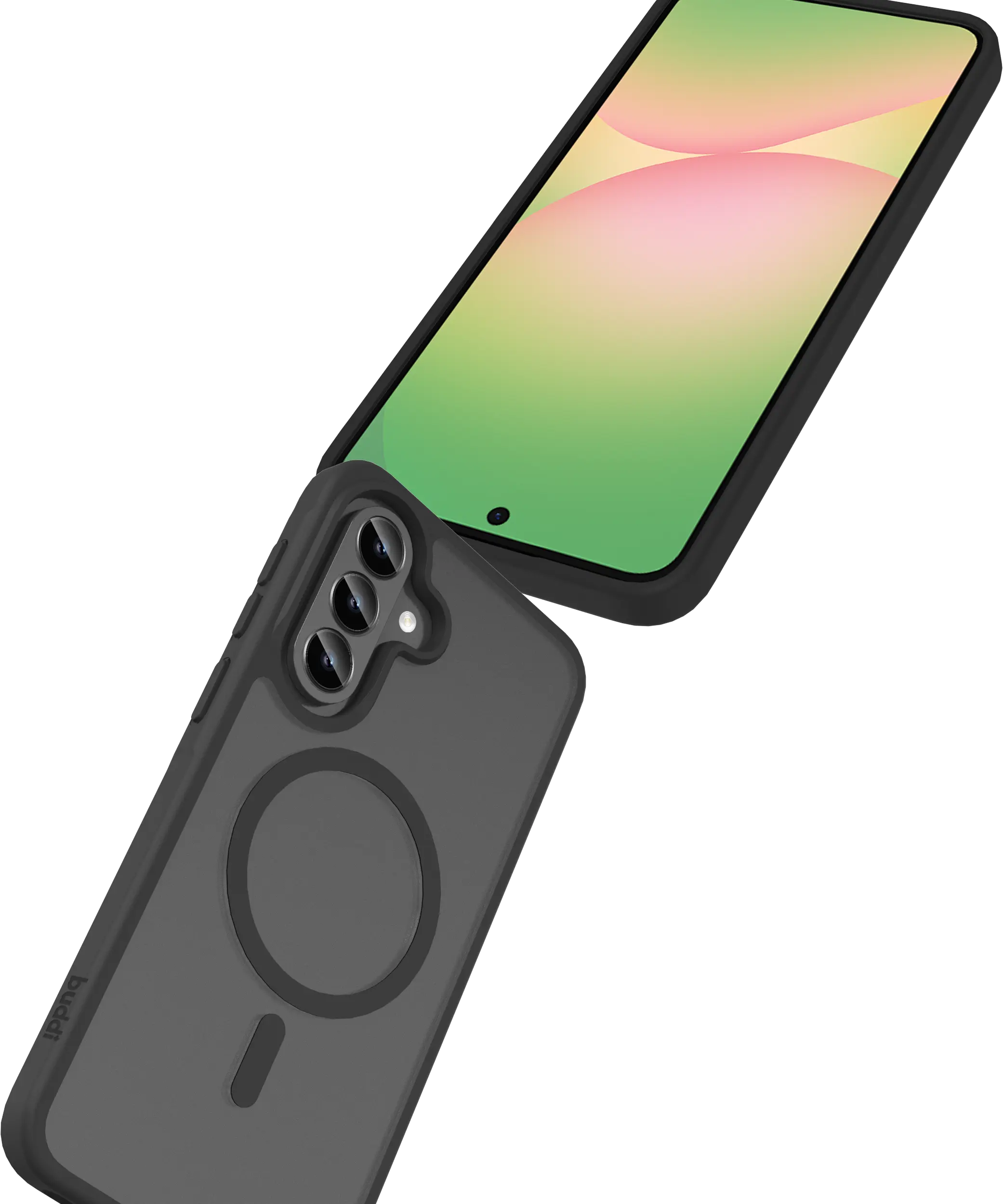 Buddi Frost Samsung Galaxy A37 / A56 / A36 Hoesje MagSafe Matte Zwart afbeelding 7