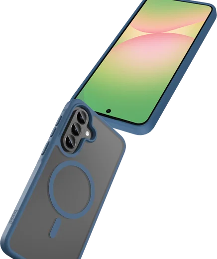 Buddi Frost Samsung Galaxy A37 / A56 / A36 Hoesje MagSafe Matte Donker Blauw afbeelding 7
