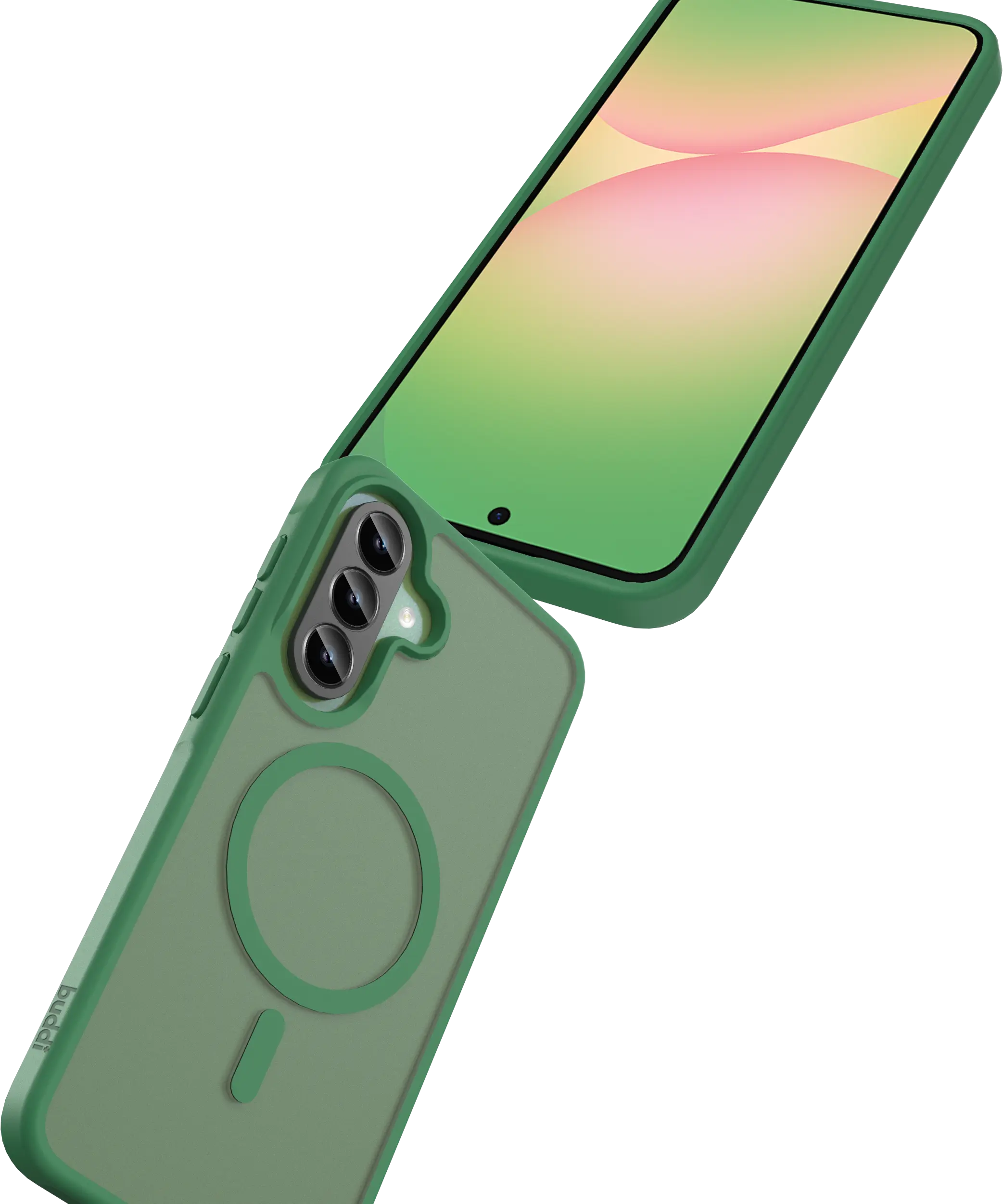 Buddi Frost Samsung Galaxy A37 / A56 / A36 Hoesje MagSafe Matte Groen afbeelding 7