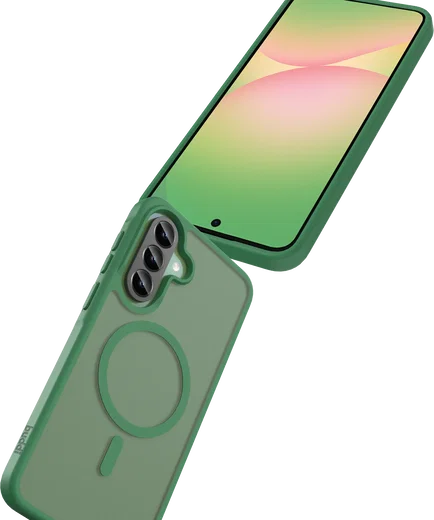 Buddi Frost Samsung Galaxy A37 / A56 / A36 Hoesje MagSafe Matte Groen afbeelding 7