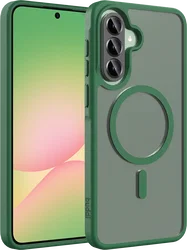 Buddi Frost Samsung Galaxy A37 / A56 / A36 Hoesje MagSafe Matte Groen afbeelding