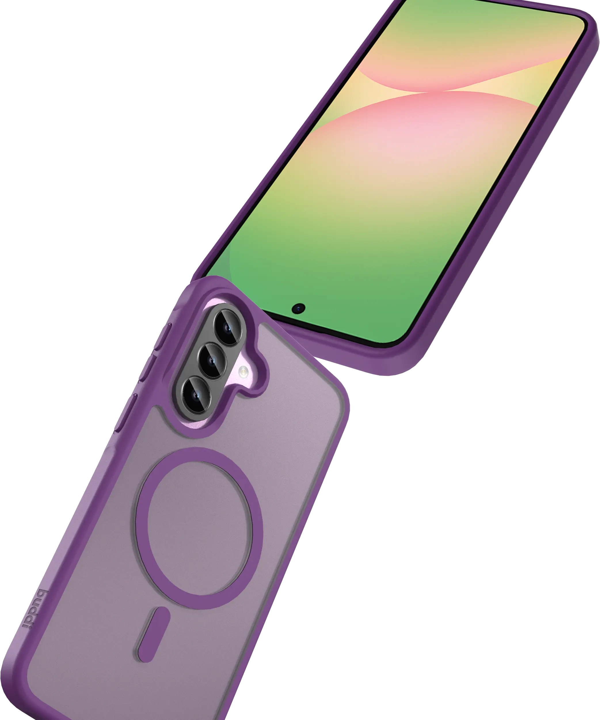 Buddi Frost Samsung Galaxy A37 / A56 / A36 Hoesje MagSafe Matte Paars afbeelding 7