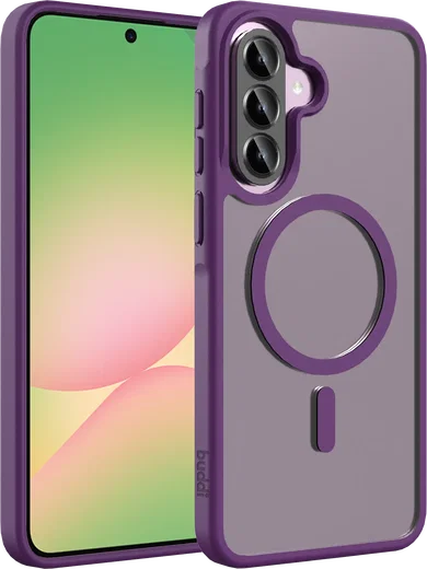Buddi Frost Samsung Galaxy A37 / A56 / A36 Hoesje MagSafe Matte Paars afbeelding 1