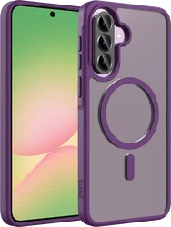 Buddi Frost Samsung Galaxy A37 / A56 / A36 Hoesje MagSafe Matte Paars afbeelding