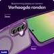 Buddi Frost Samsung Galaxy A37 / A56 / A36 Hoesje MagSafe Matte Paars afbeelding 4