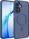 Buddi Frost Samsung Galaxy A17 / A26 / A16 Hoesje MagSafe Matte Donker Blauw