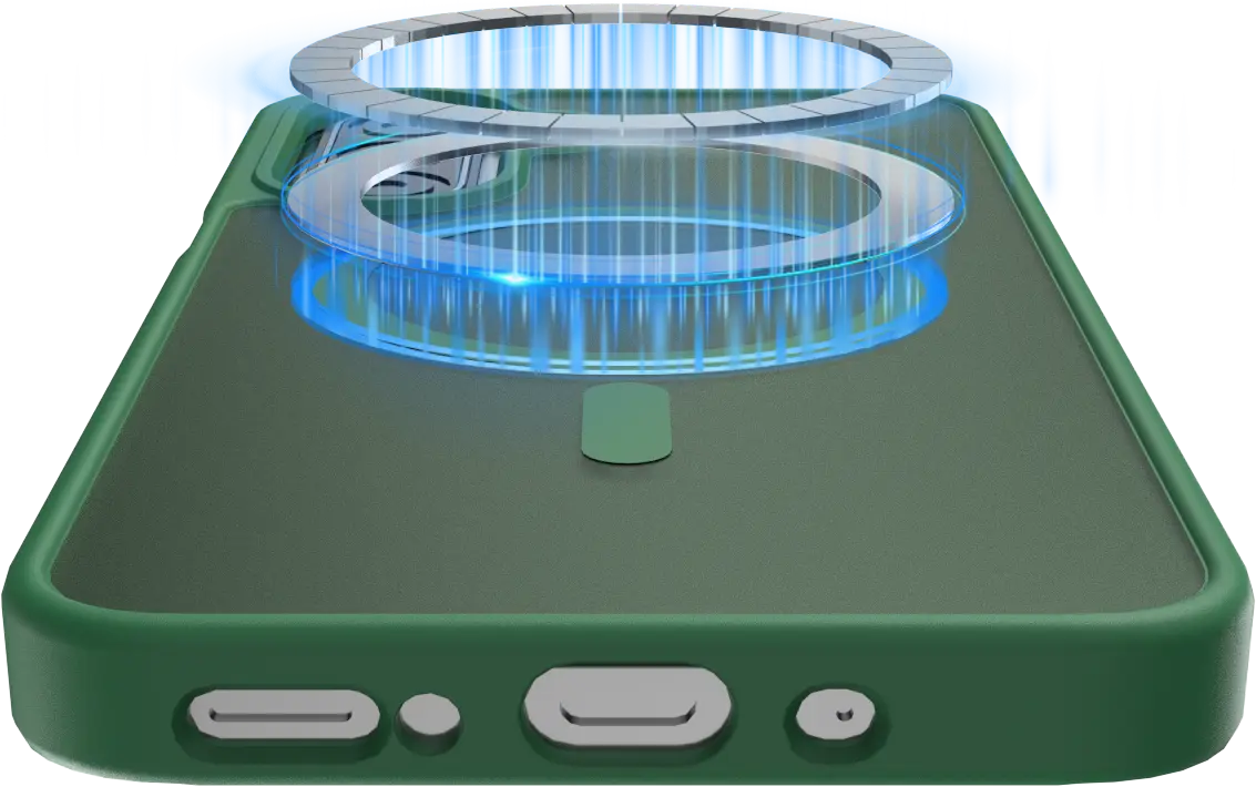 Buddi Frost Samsung Galaxy A17 / A26 / A16 Hoesje MagSafe Matte Groen afbeelding 6