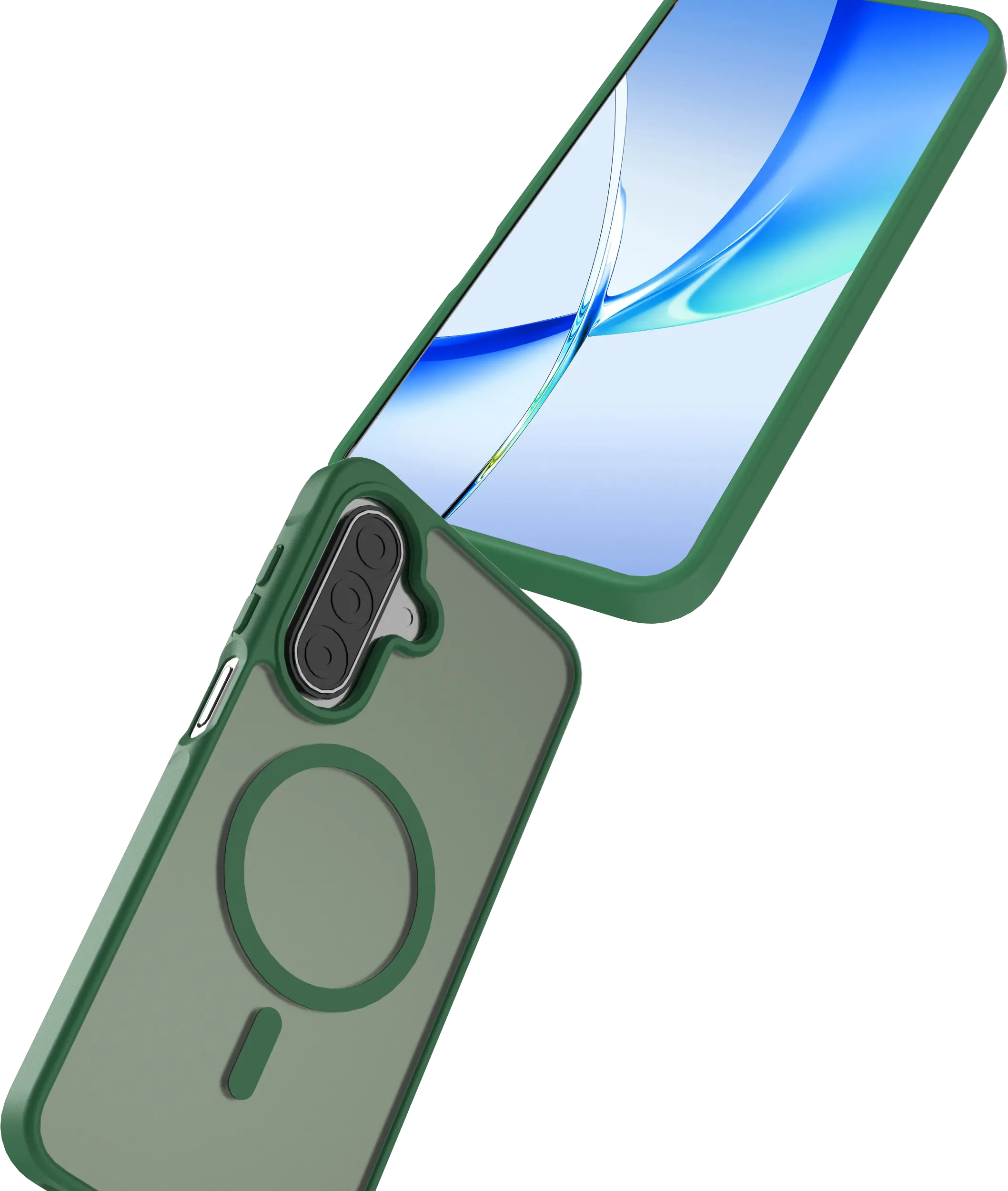 Buddi Frost Samsung Galaxy A17 / A26 / A16 Hoesje MagSafe Matte Groen afbeelding 7