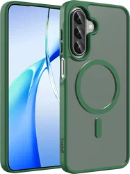 Buddi Frost Samsung Galaxy A17 / A26 / A16 Hoesje MagSafe Matte Groen afbeelding