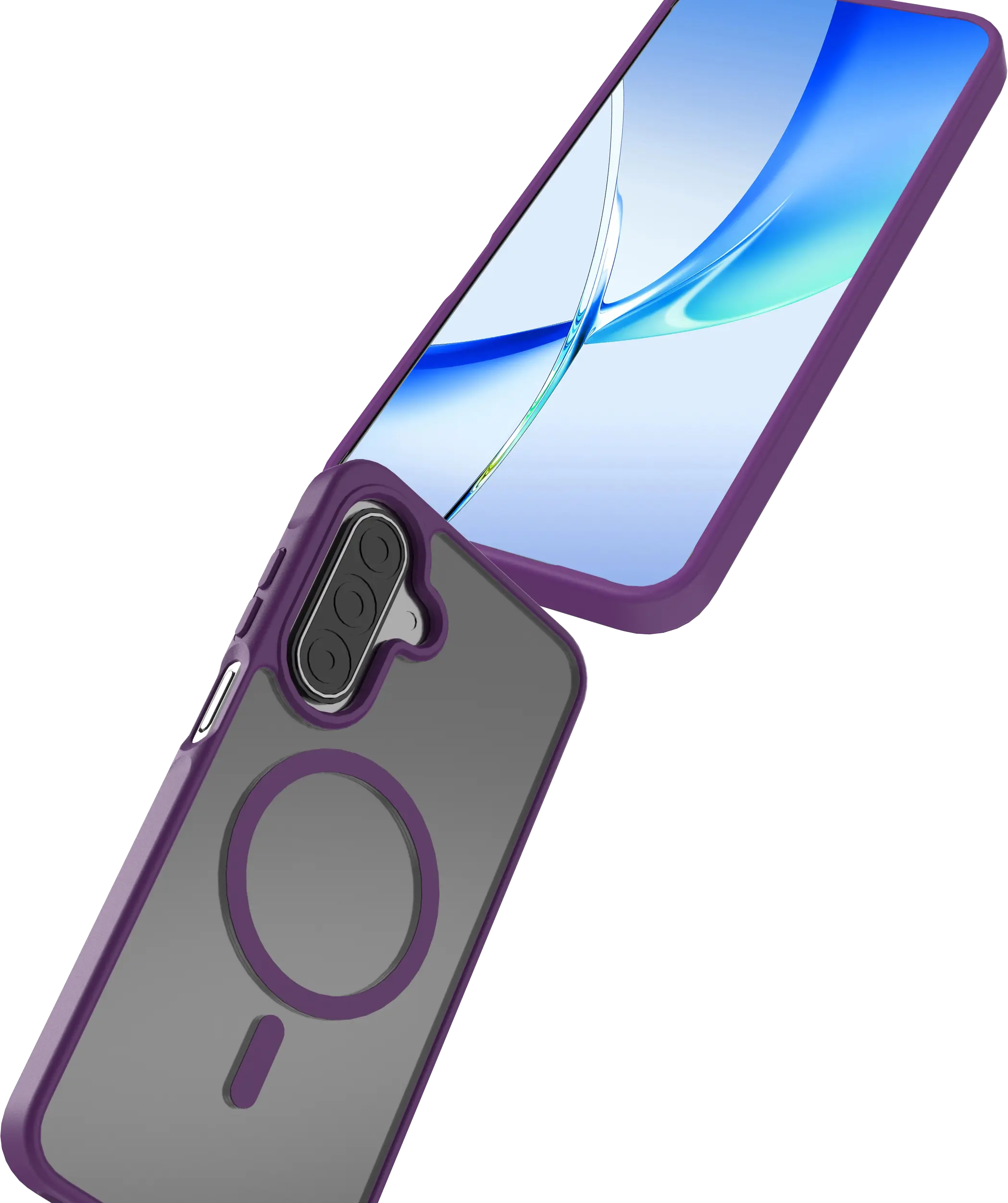 Buddi Frost Samsung Galaxy A17 / A26 / A16 Hoesje MagSafe Matte Paars afbeelding 7