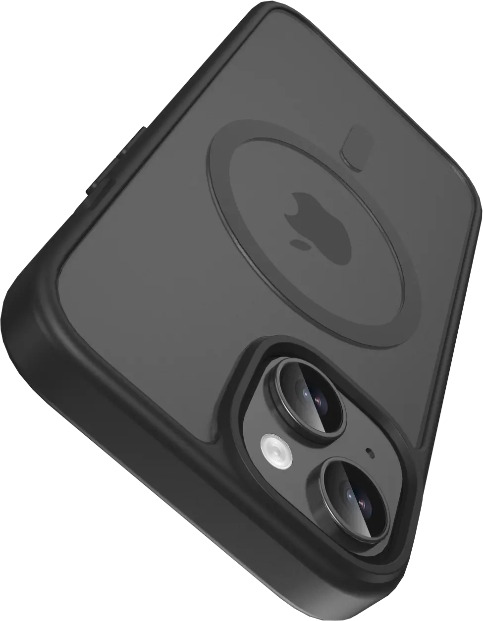 Buddi Frost iPhone 17e/16e/15/14/13 Hoesje MagSafe Back Cover Matte Zwart afbeelding 5
