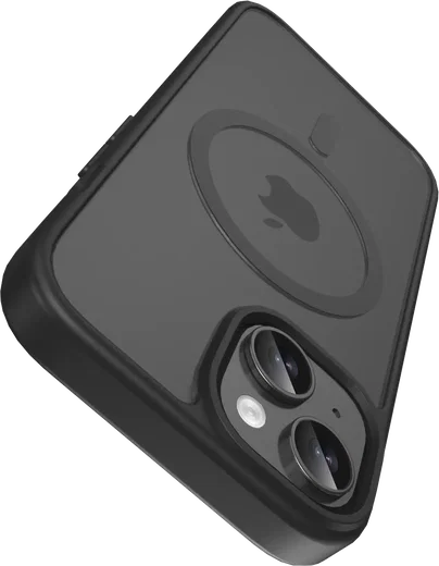 Buddi Frost iPhone 17e/16e/15/14/13 Hoesje MagSafe Back Cover Matte Zwart afbeelding 5