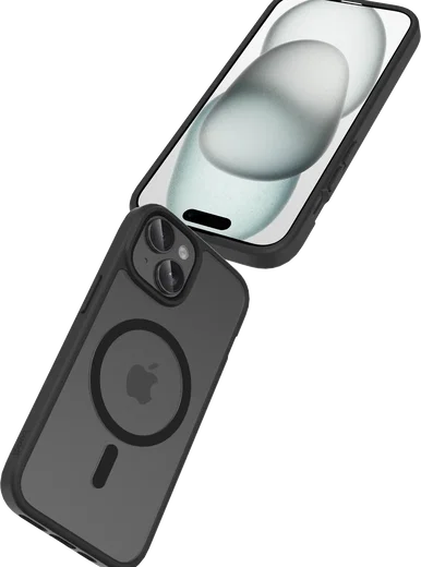 Buddi Frost iPhone 17e/16e/15/14/13 Hoesje MagSafe Back Cover Matte Zwart afbeelding 7