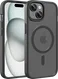 Buddi Frost iPhone 17e/16e/15/14/13 Hoesje MagSafe Back Cover Matte Zwart