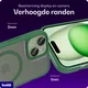Buddi Frost iPhone 17e/16e/15/14/13 Hoesje MagSafe Back Cover Matte Groen afbeelding 4