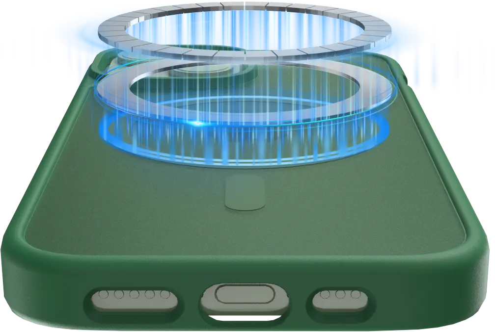Buddi Frost iPhone 17e/16e/15/14/13 Hoesje MagSafe Back Cover Matte Groen afbeelding 6