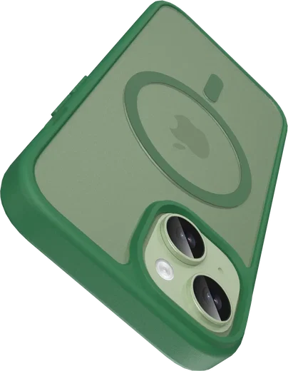 Buddi Frost iPhone 17e/16e/15/14/13 Hoesje MagSafe Back Cover Matte Groen afbeelding 5
