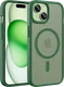 Buddi Frost iPhone 17e/16e/15/14/13 Hoesje MagSafe Back Cover Matte Groen