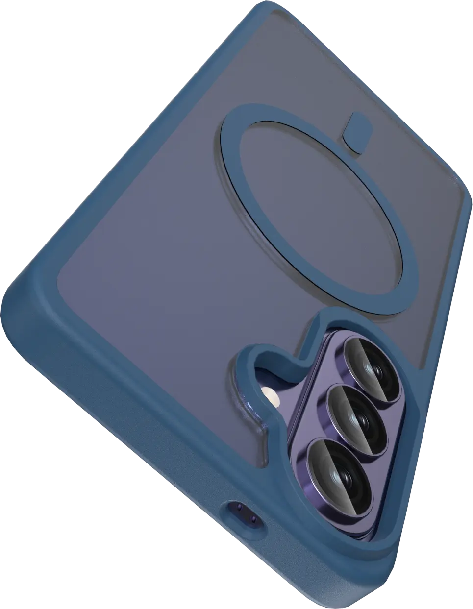 Buddi Frost Samsung Galaxy S26 Hoesje MagSafe Back Cover Matte Donker Blauw afbeelding 6