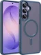 Buddi Frost Samsung Galaxy S26 Hoesje MagSafe Back Cover Matte Donker Blauw