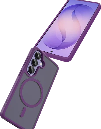 Buddi Frost Samsung Galaxy S26 Hoesje MagSafe Back Cover Matte Paars afbeelding 8