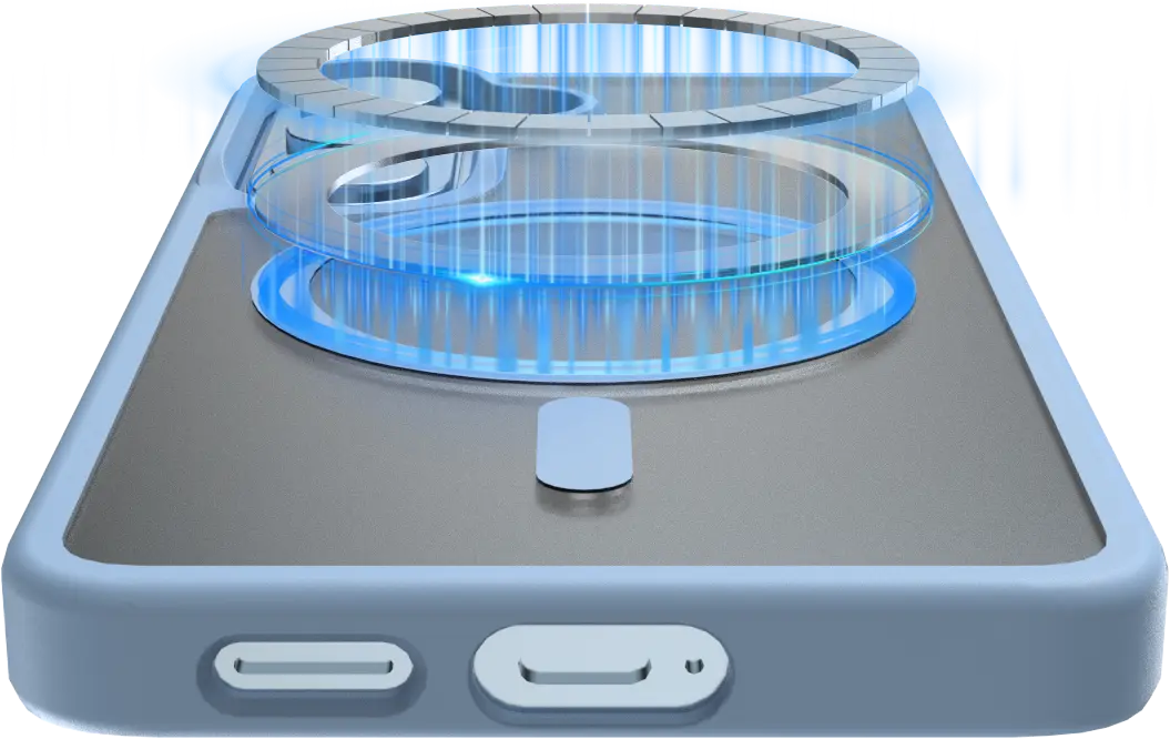 Buddi Frost Samsung Galaxy S26 Hoesje MagSafe Back Cover Matte Licht Blauw afbeelding 7
