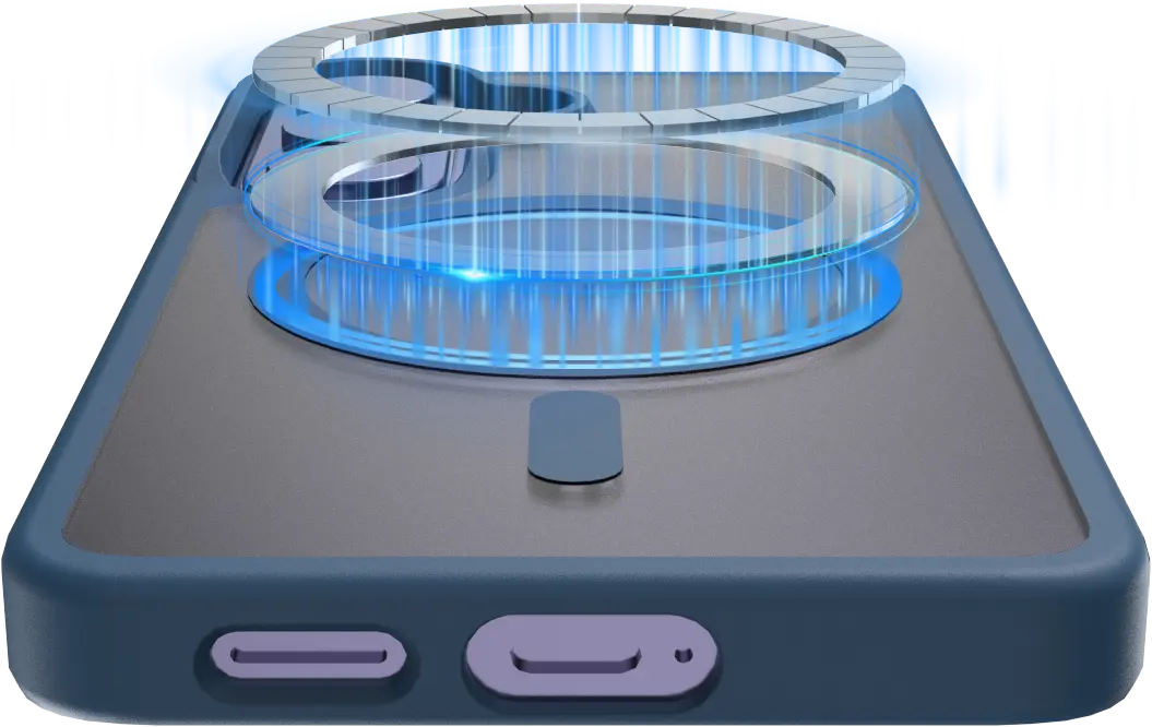 Buddi Frost Samsung Galaxy S26 Plus Hoesje MagSafe Back Cover Matte Donker Blauw afbeelding 7