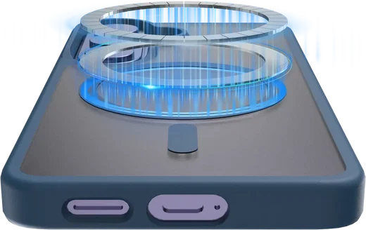 Buddi Frost Samsung Galaxy S26 Plus Hoesje MagSafe Back Cover Matte Donker Blauw afbeelding 7