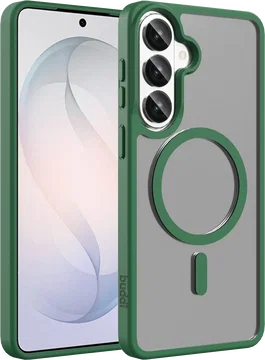 Buddi Frost Samsung Galaxy S26 Plus Hoesje MagSafe Back Cover Matte Groen