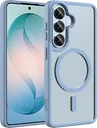 Buddi Frost Samsung Galaxy S26 Plus Hoesje MagSafe Back Cover Matte Licht Blauw