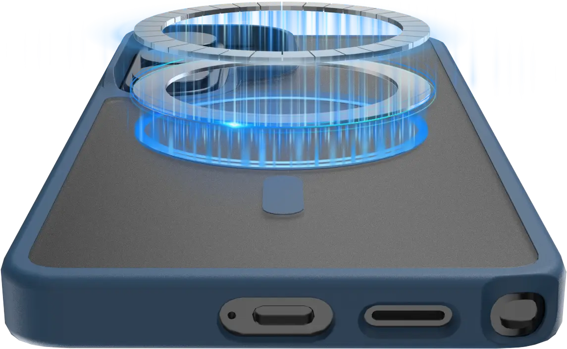 Buddi Frost Samsung Galaxy S26 Ultra Hoesje MagSafe Back Cover Mat Donker Blauw afbeelding 6