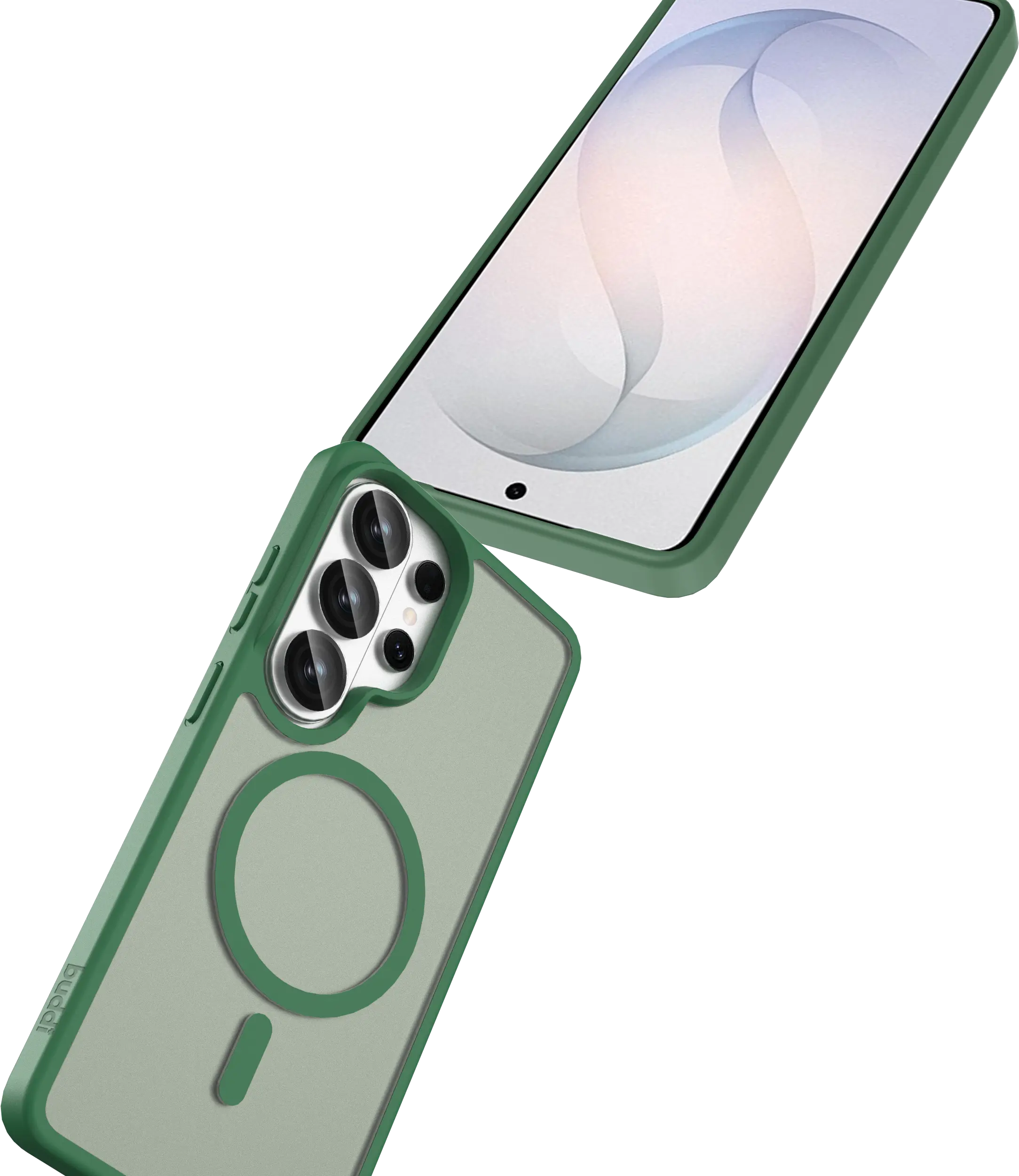 Buddi Frost Samsung Galaxy S26 Ultra Hoesje MagSafe Back Cover Mat Groen afbeelding 7