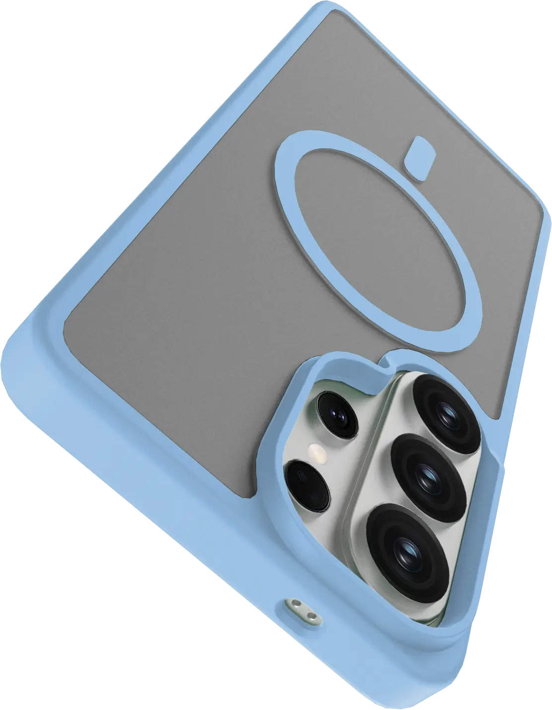 Buddi Frost Samsung Galaxy S26 Ultra Hoesje MagSafe Back Cover Mat Licht Blauw afbeelding 5