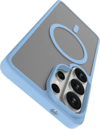 Buddi Frost Samsung Galaxy S26 Ultra Hoesje MagSafe Back Cover Mat Licht Blauw afbeelding 5