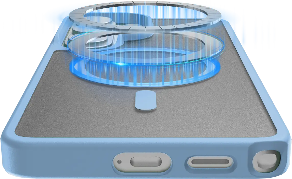 Buddi Frost Samsung Galaxy S26 Ultra Hoesje MagSafe Back Cover Mat Licht Blauw afbeelding 6