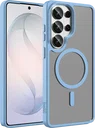 Buddi Frost Samsung Galaxy S26 Ultra Hoesje MagSafe Back Cover Mat Licht Blauw