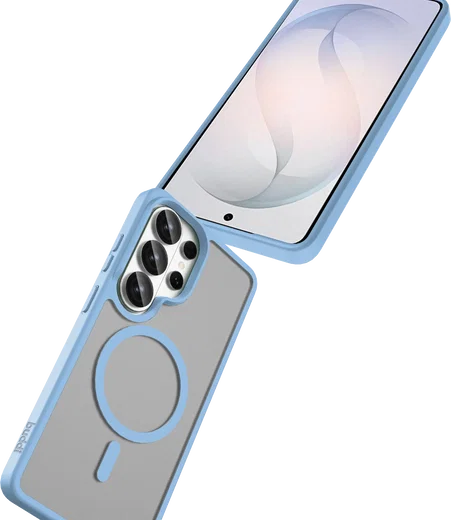 Buddi Frost Samsung Galaxy S26 Ultra Hoesje MagSafe Back Cover Mat Licht Blauw afbeelding 7