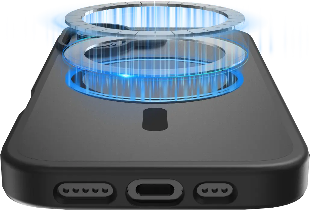 Buddi Frost Apple iPhone 17 Hoesje MagSafe Back Cover Matte Zwart afbeelding 6