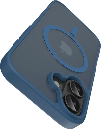 Buddi Frost Apple iPhone 17 Hoesje MagSafe Back Cover Matte Donker Blauw afbeelding 5