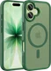 Buddi Frost Apple iPhone 17 Hoesje MagSafe Back Cover Matte Groen