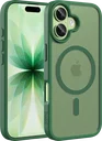 Buddi Frost Apple iPhone 17 Hoesje MagSafe Back Cover Matte Groen