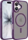 Buddi Frost Apple iPhone 17 Hoesje MagSafe Back Cover Matte Paars afbeelding 1