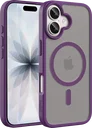 Buddi Frost Apple iPhone 17 Hoesje MagSafe Back Cover Matte Paars