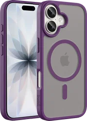 Buddi Frost Apple iPhone 17 Hoesje MagSafe Back Cover Matte Paars afbeelding