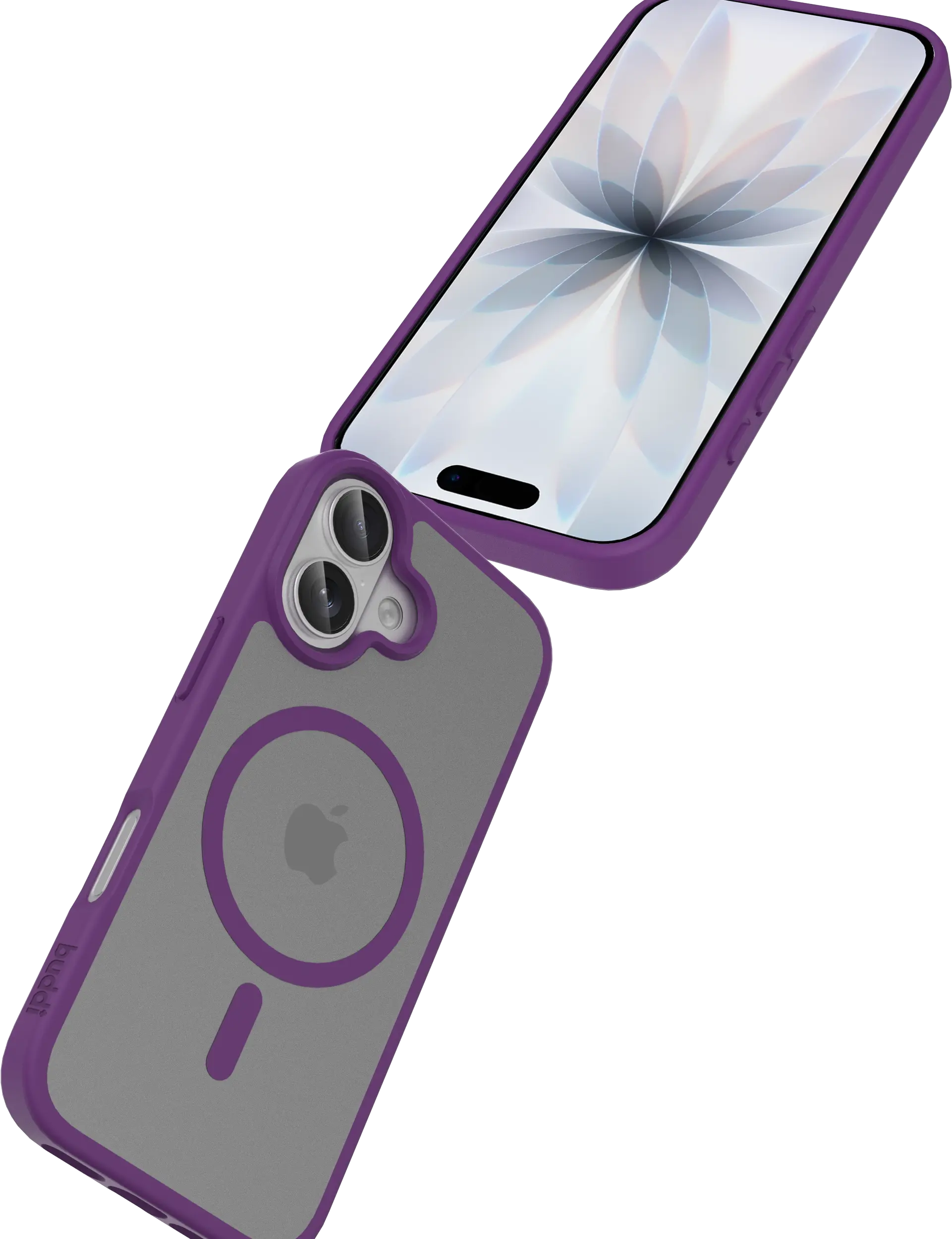 Buddi Frost Apple iPhone 17 Hoesje MagSafe Back Cover Matte Paars afbeelding 7