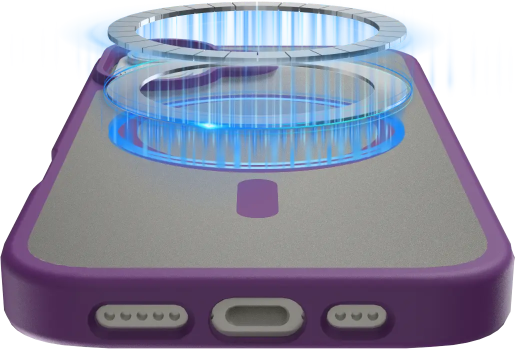 Buddi Frost Apple iPhone 17 Hoesje MagSafe Back Cover Matte Paars afbeelding 6