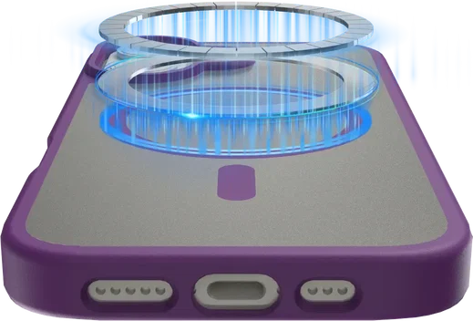Buddi Frost Apple iPhone 17 Hoesje MagSafe Back Cover Matte Paars afbeelding 6